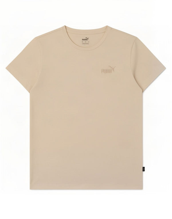 Camiseta feminina Puma Top UK 12 algodão bege médio