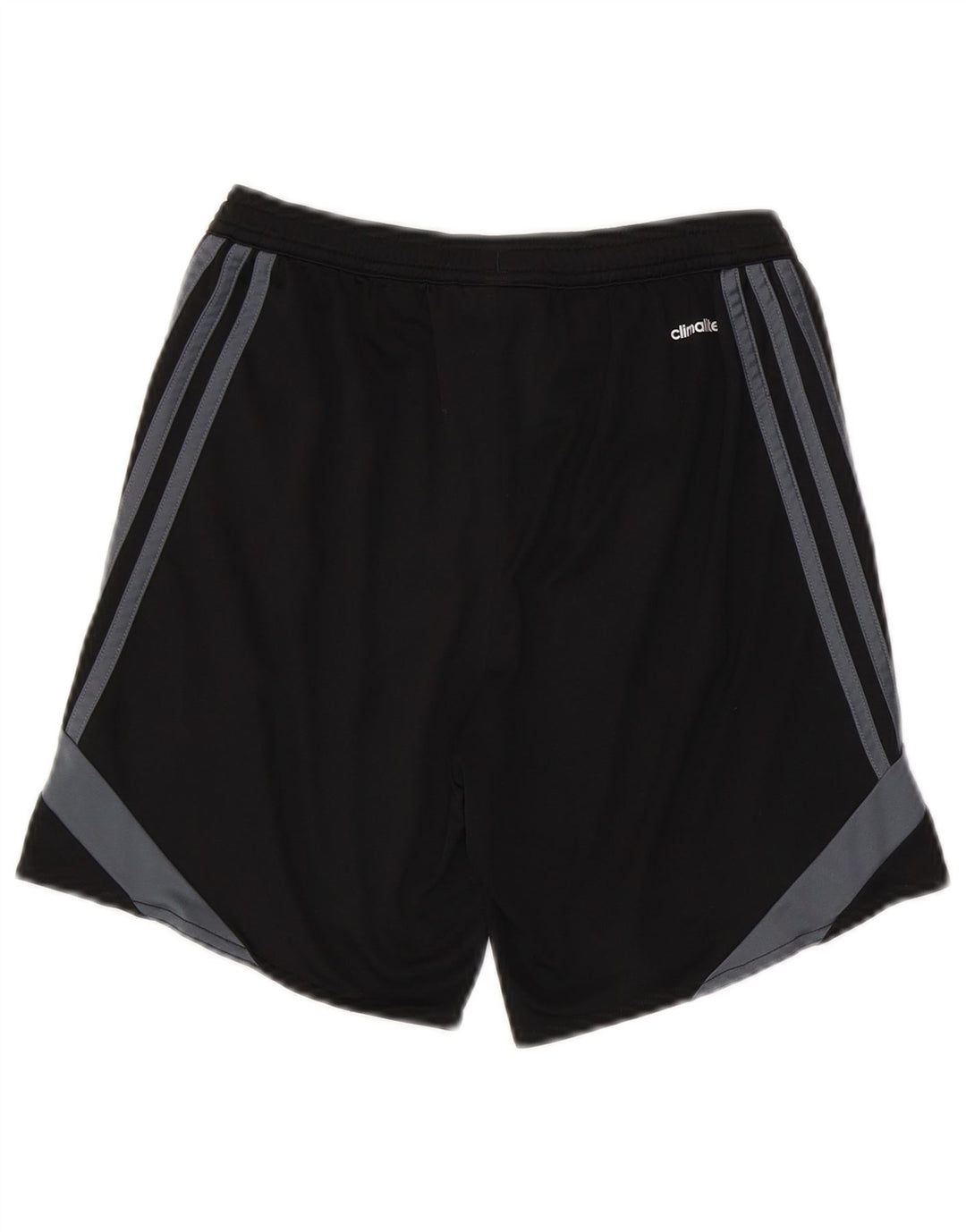 ADIDAS Boys Climalite Sport Shorts 11-12 Anos Grande Preto Colorblock