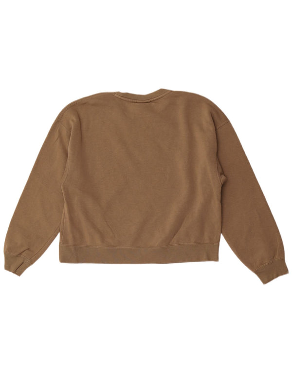 Jordan Mens Loose Fit Moletom Jumper XS Algodão Cáqui