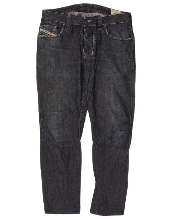 Diesel Mens Larkee Slim Jeans W33 L27 Azul Marinho