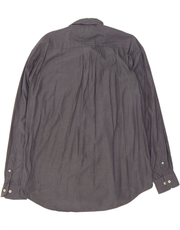 TOMMY HILFIGER Mens Shirt XL Grey Pinstripe Cotton Vintage Tommy Hilfiger and Second-Hand Tommy Hilfiger from Messina Hembry 