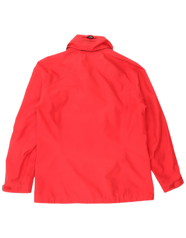 Jaqueta de chuva feminina Schoffel UK 14 grande poliéster vermelho