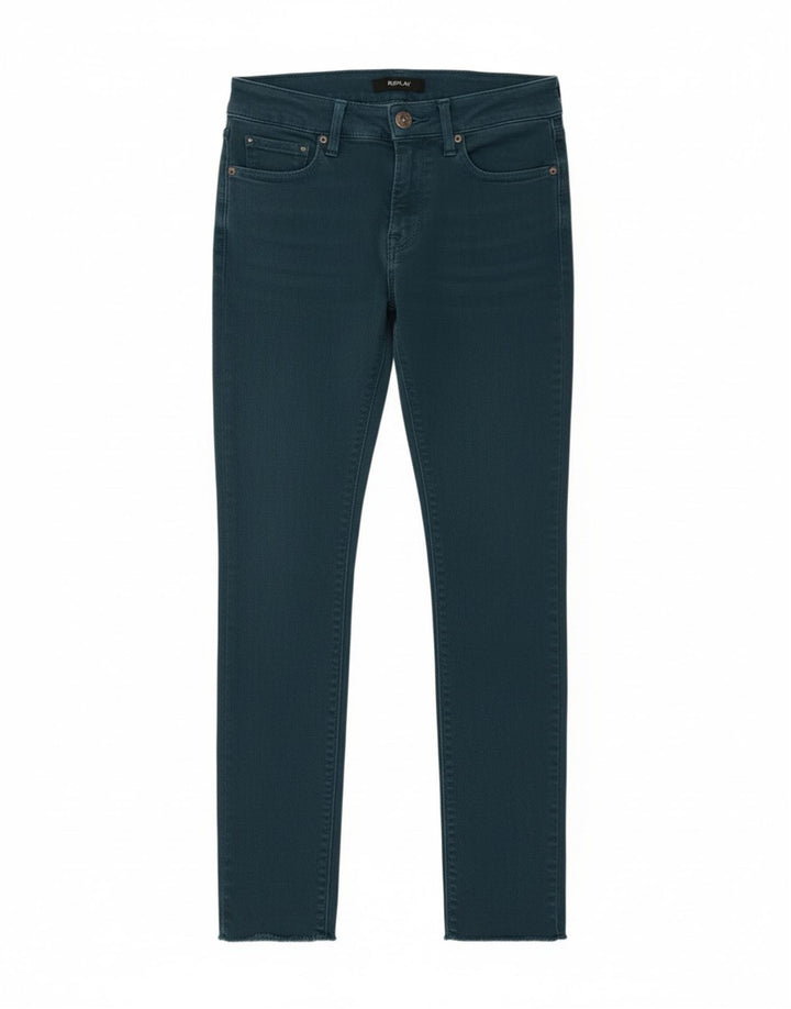 Replay Jeans Feminino Luz Slim W25 L27 Azul Algodão