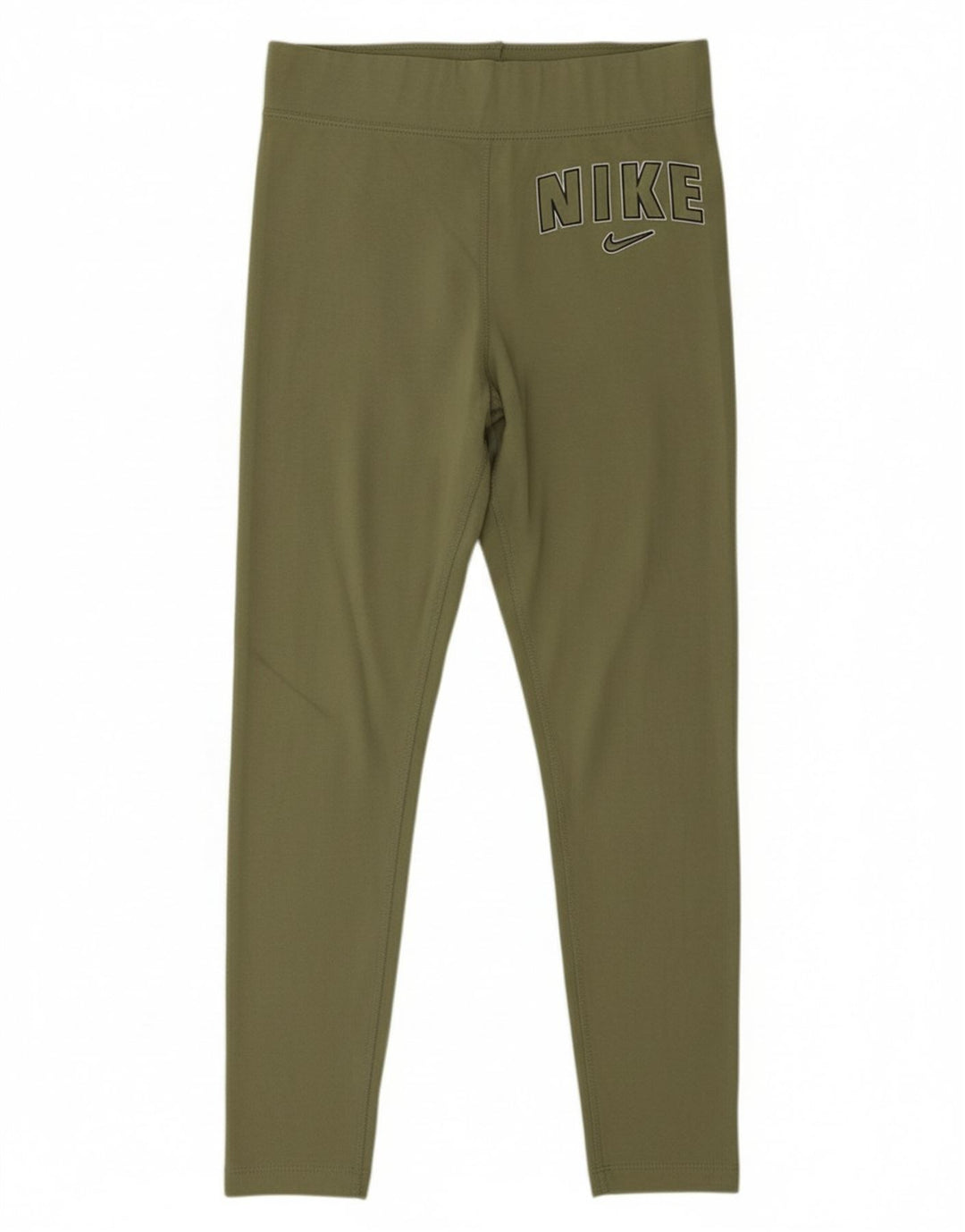 Leggings femininas Nike Graphic UK 12 algodão verde médio
