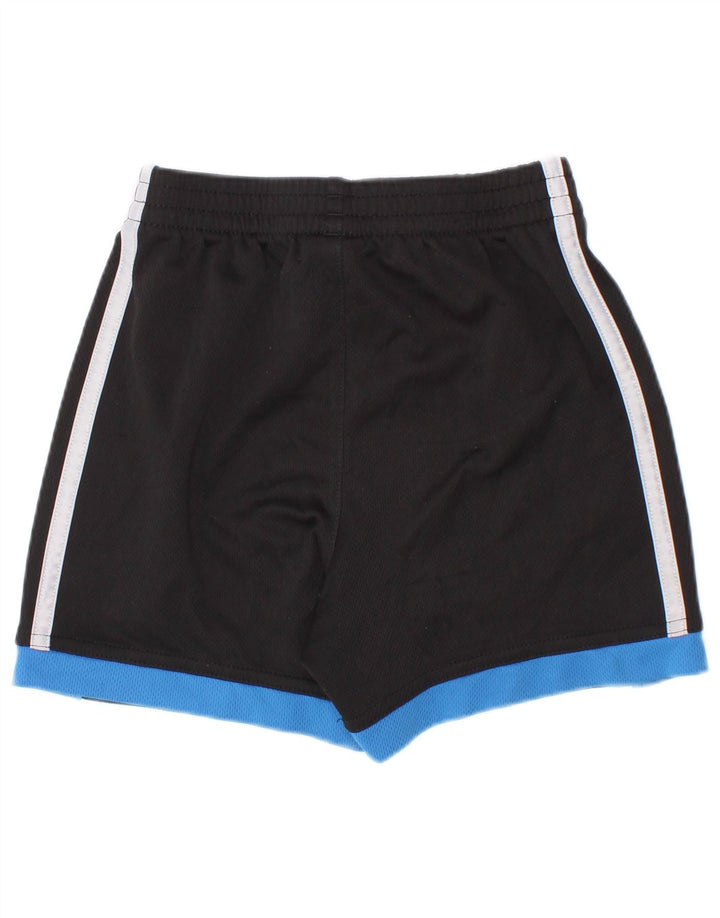 Shorts esportivos masculinos Adidas 2-3 anos preto colorblock poliéster