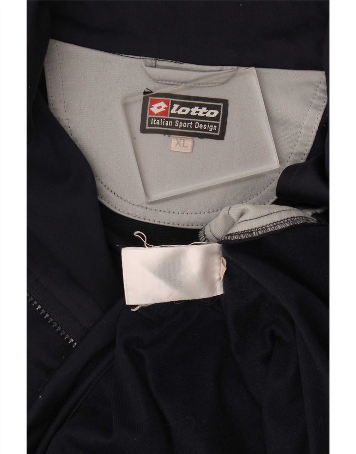 Lotto Mens Treino Top Jaqueta XL Azul Marinho Colourblock Poliéster