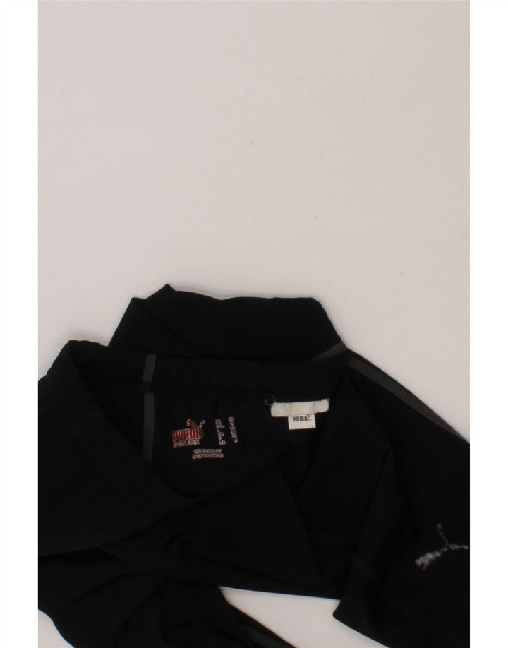 PUMA Girls Leggings 7-8 Years  Black Vintage Puma and Second-Hand Puma from Messina Hembry 