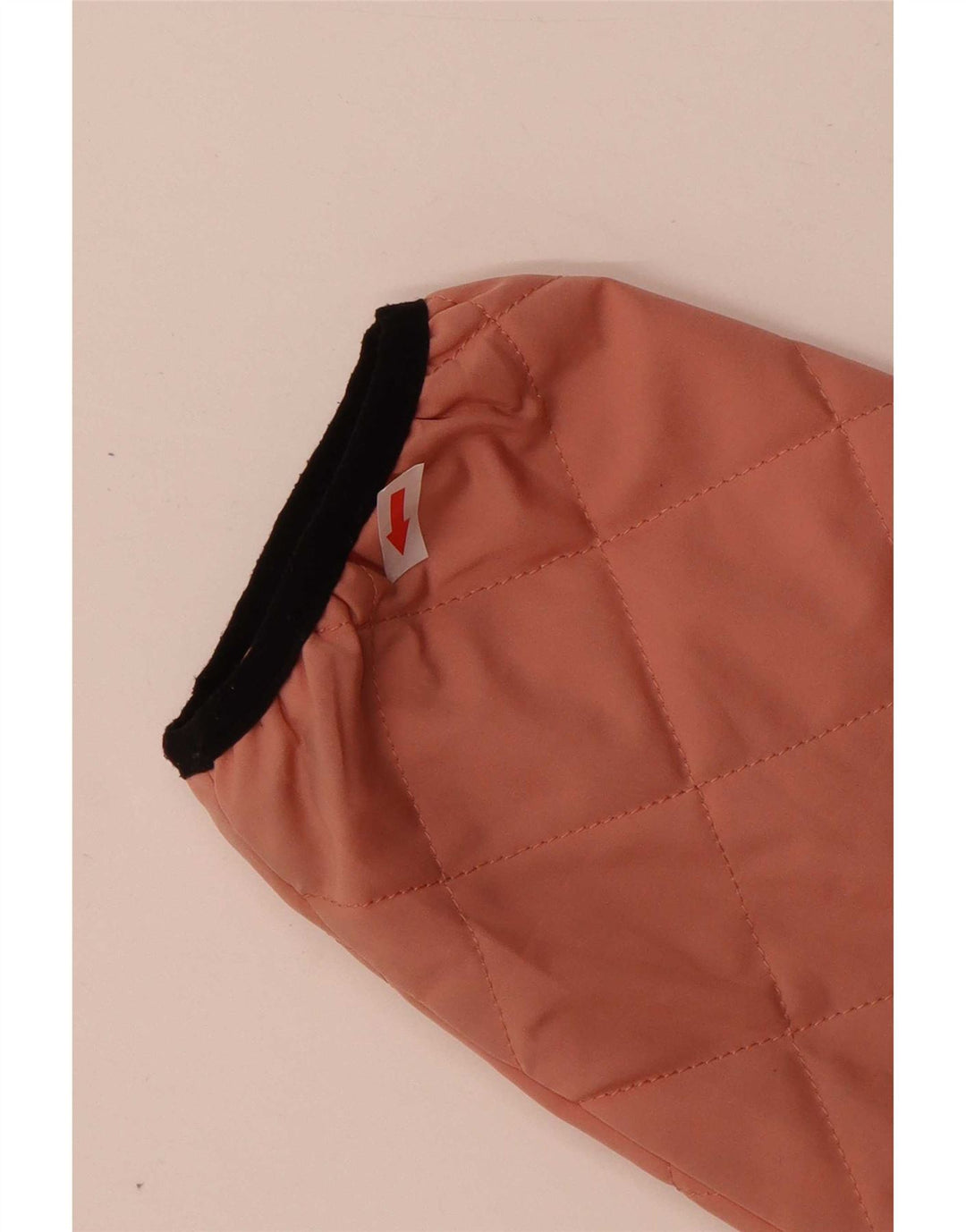 Pulôver feminino Vans acolchoado jaqueta UK 42 XL rosa poliéster