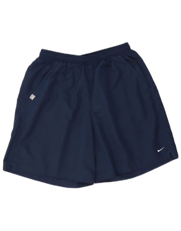 Shorts de natação Nike masculino Dri Fit grande poliéster azul marinho