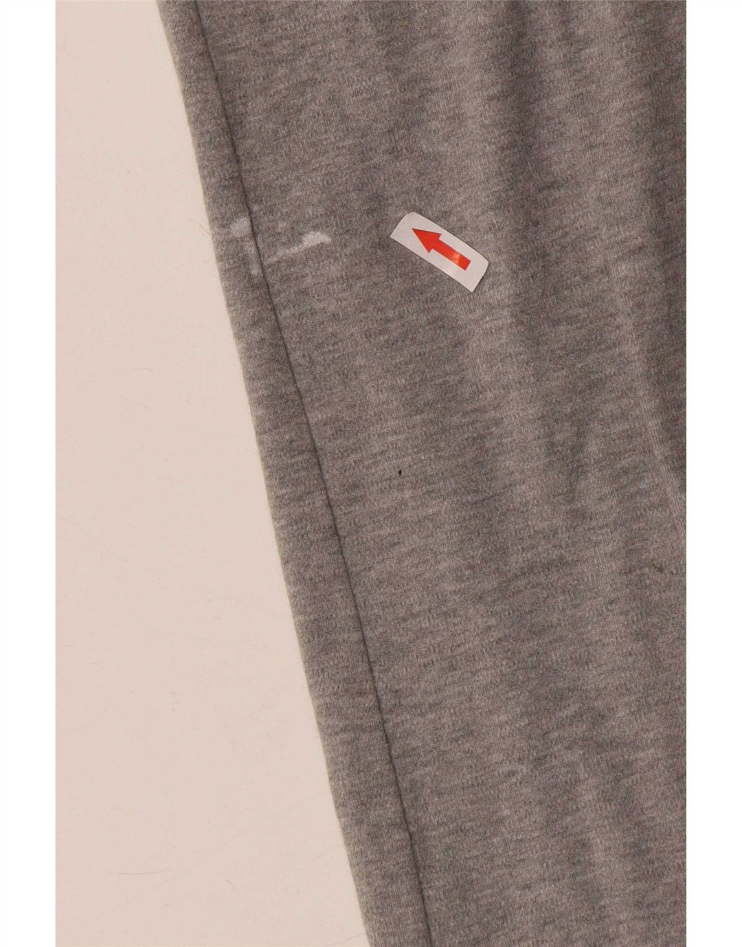 Calça de treino feminina Kappa UK 14 grande algodão cinza