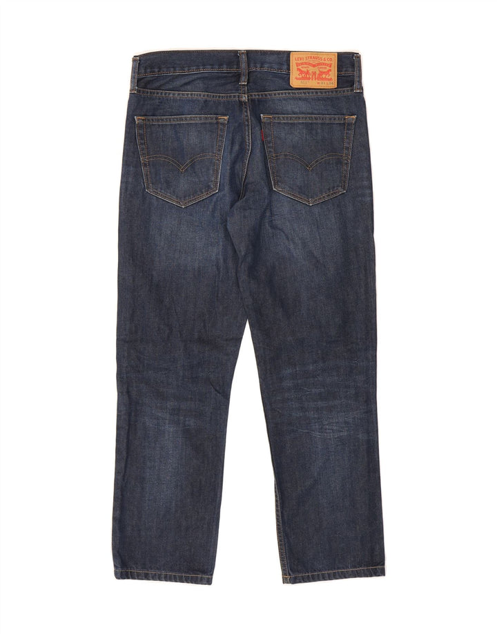 LEVI'S Womens 511 Slim Jeans W31 L26 Navy Blue Cotton Vintage Levi's and Second-Hand Levi's from Messina Hembry 