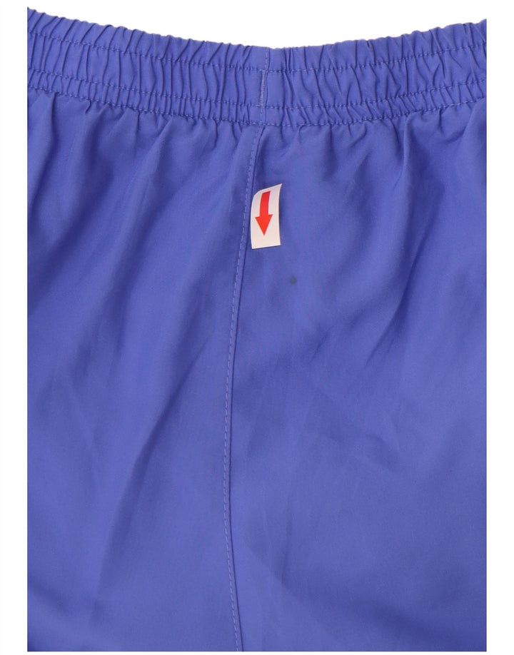 Shorts esportivos femininos Nike UK 14 poliéster colorblock azul médio