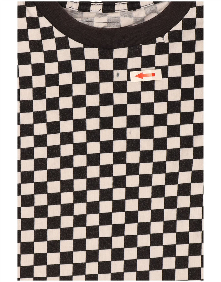 Camiseta masculina Vans Top XL preta geométrica
