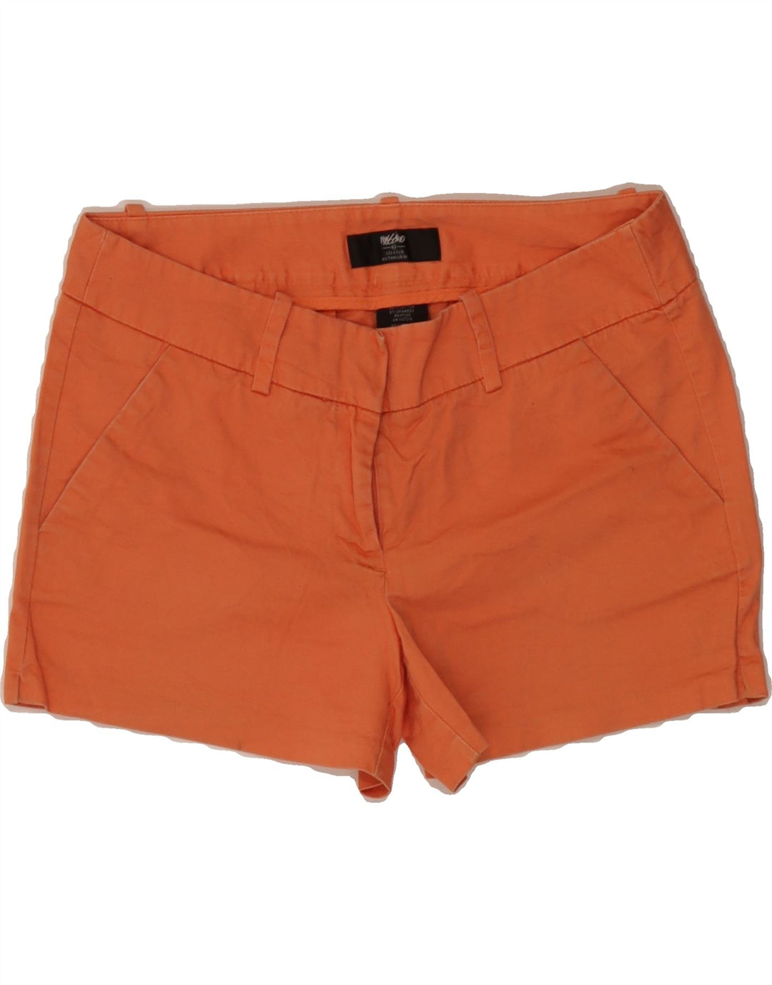 MOSSIMO Womens Chino Shorts US 4 Small W27  Orange Cotton Vintage Mossimo and Second-Hand Mossimo from Messina Hembry 