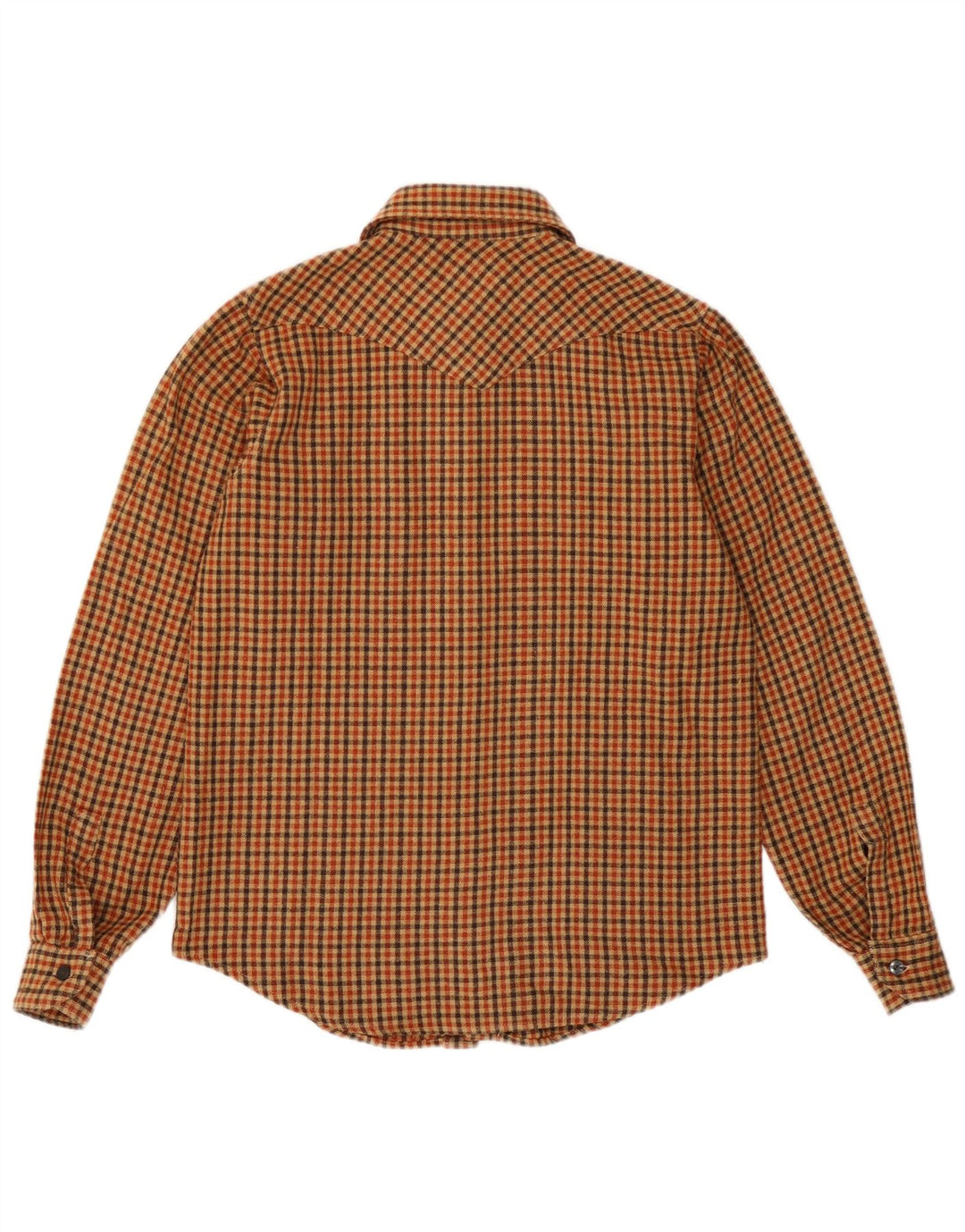 Camisa de flanela Wrangler Boys 13-14 anos marrom