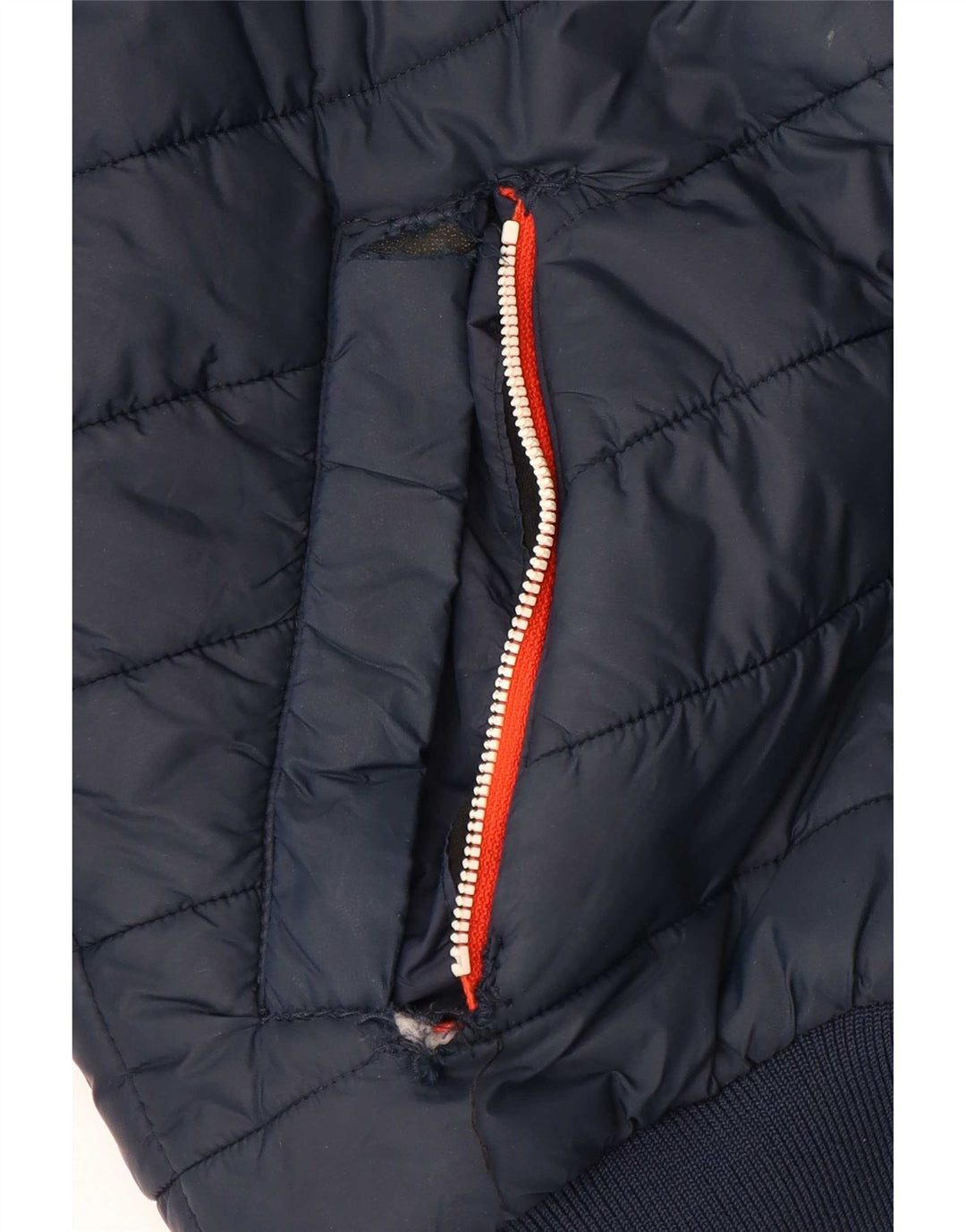 Jaqueta masculina Refrigiwear Sixty spa acolchoada com capuz IT 50 grande azul marinho