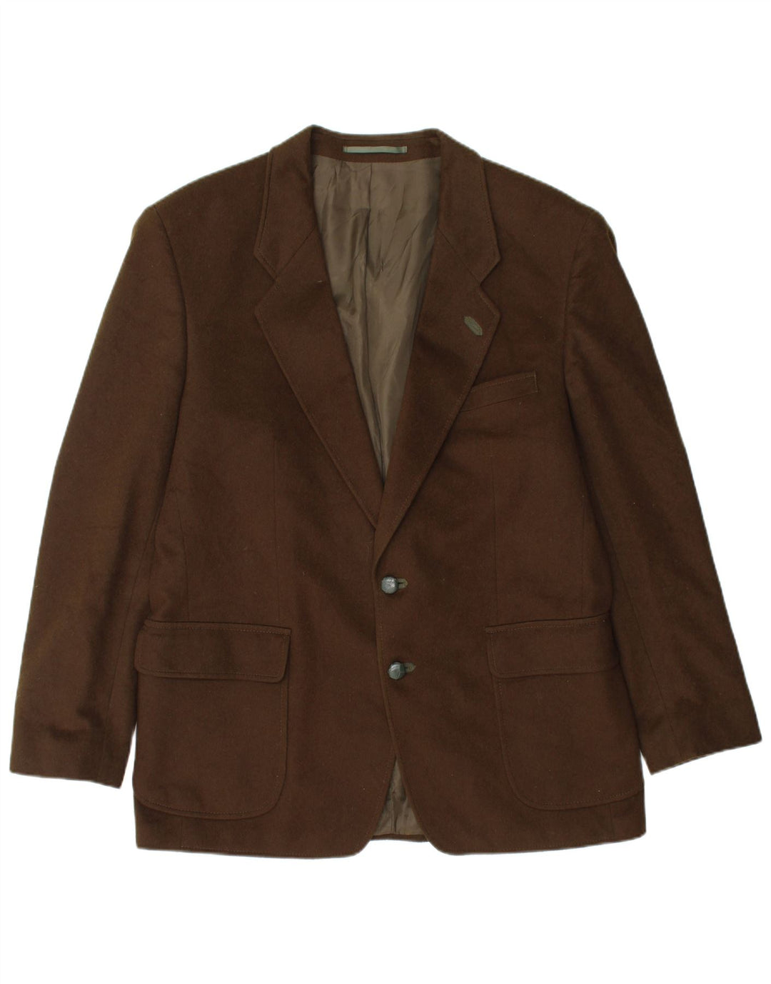 Jaqueta blazer masculina Steinbock com 2 botões UE 54 2XL cáqui nova lã