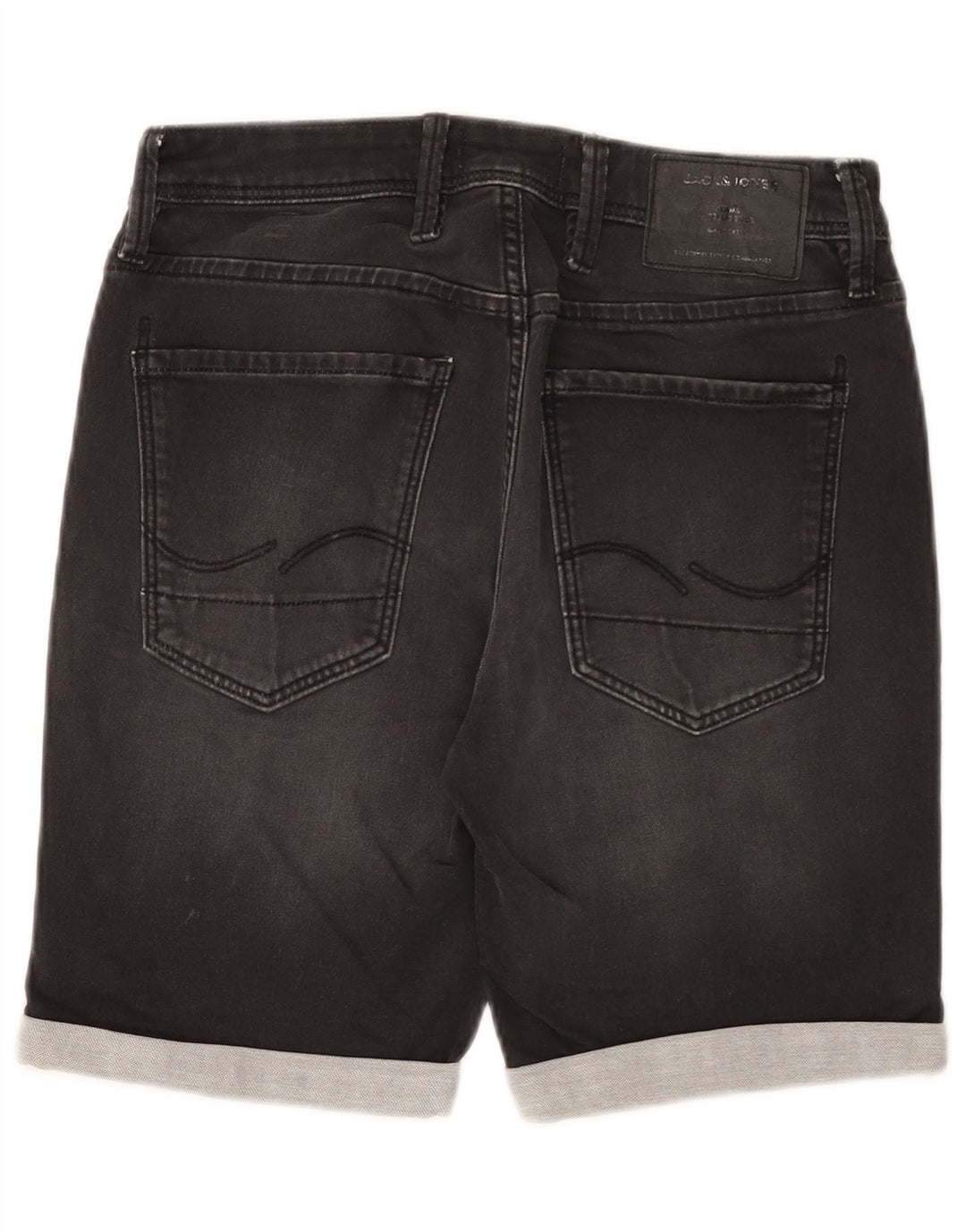 Shorts jeans masculino regular Jack & Jones XS W28 algodão cinza