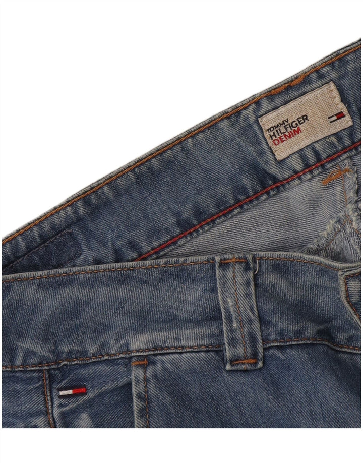 Jeans Tommy Hilfiger feminino de perna larga W32 L30 azul