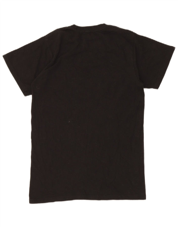 Camiseta masculina HARD ROCK CAFE Edinburgh com estampa gráfica pequena de algodão preto