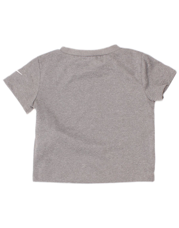 Camiseta Nike Baby Boys Dri Fit Graphic 9-12 Meses Cinza Poliéster