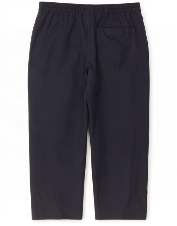 Adidas Womens Bermuda Shorts UK 12 Medium W30 Navy Blue Cotton