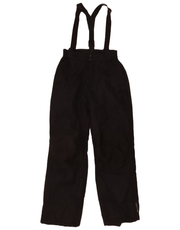 Mountain Warehouse Boys Dungarees Ski Calças 12-13 anos de poliéster preto