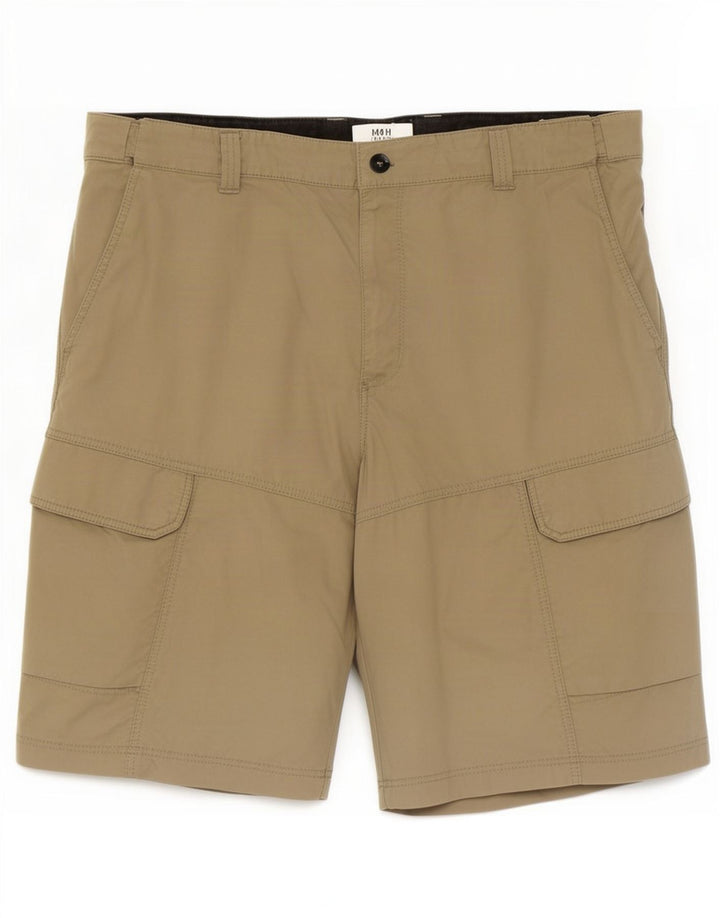 Shorts cargo masculino Marks & Spencer EU 40 médio W40 algodão bege