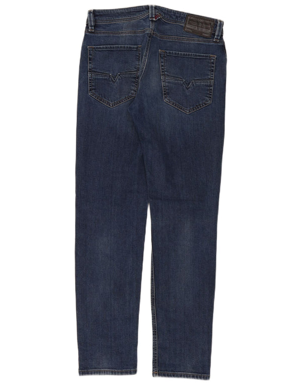Diesel Mens Larkee-Beex Regular Tapered Jeans W30 L32 Azul Algodão