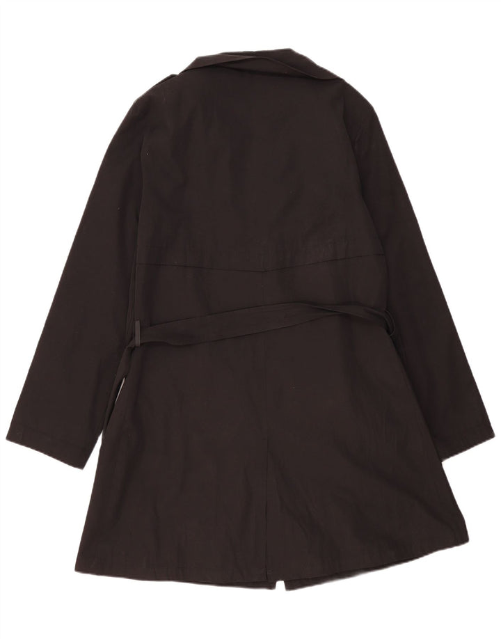 Trench Coat Feminino Gioni Feroti UK 14 Médio Preto