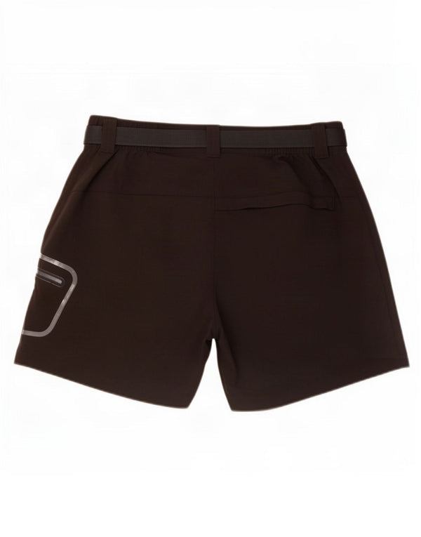 Shorts cargo masculino vintage W33 médio preto poliamida