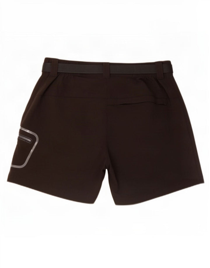 Shorts cargo masculino vintage W33 médio preto poliamida