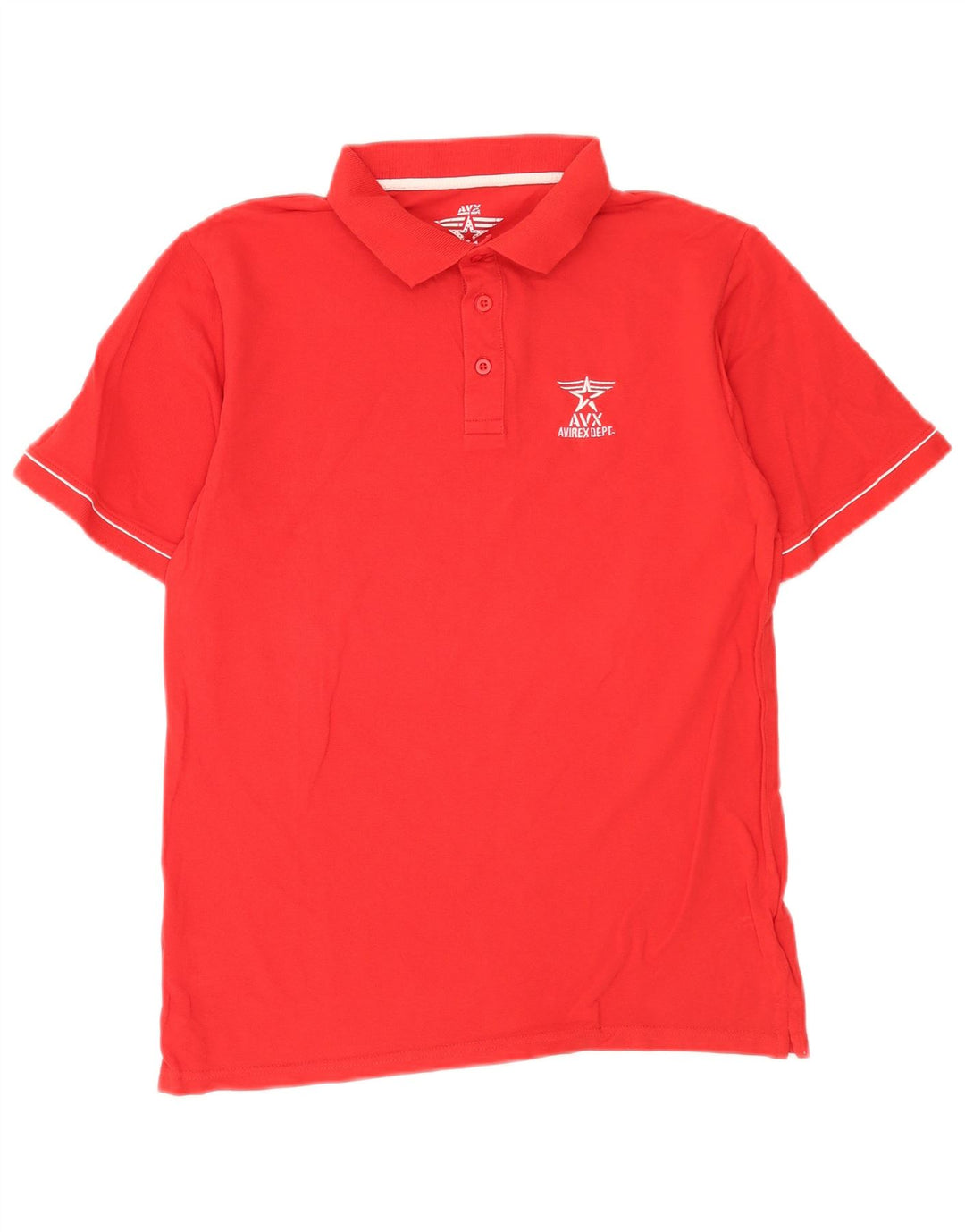 Camisa polo masculina Avirex XL algodão vermelho