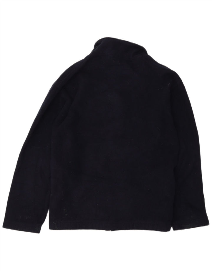Jaqueta masculina Reebok Fleece UK 40 grande poliéster azul marinho