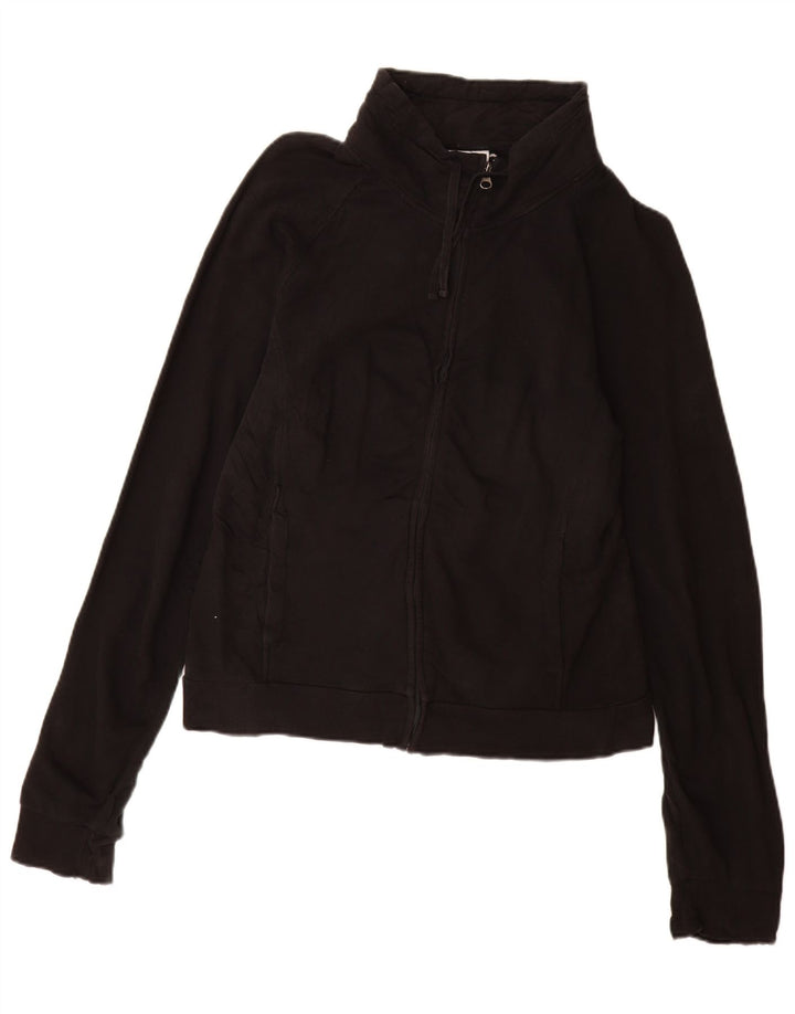 Champion Womens Tracksuit Top Jacket UK 14 Grande Preto