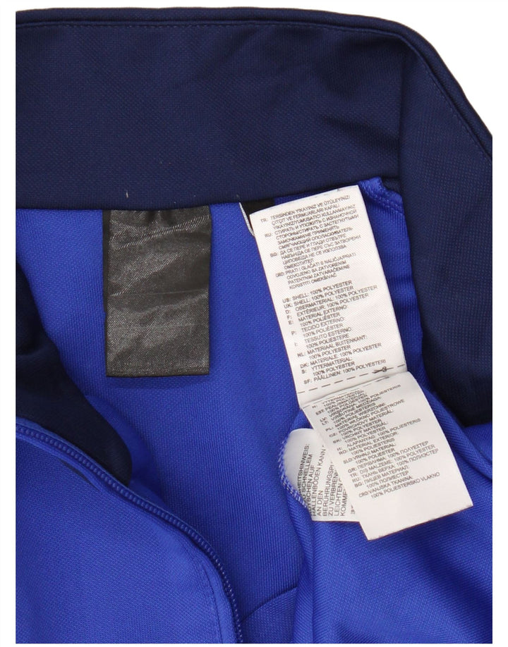 ADIDAS Mens Climalite Graphic Pullover Treino Top Grande Azul