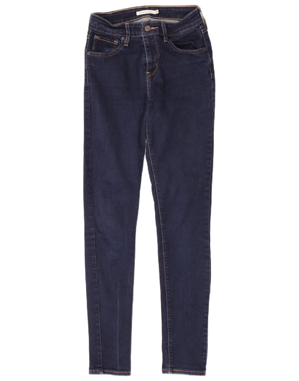 Calça jeans feminina Levi's 721 High Rise Skinny W26 L30 azul marinho algodão