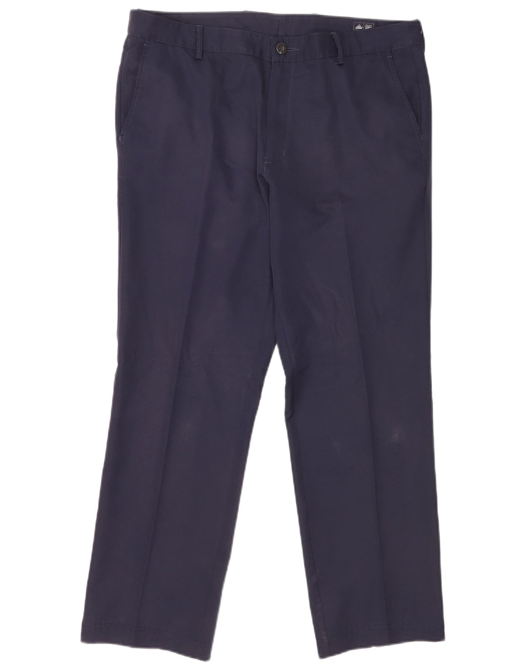 Adidas Mens Climalite Chino Calças W36 L29 Azul Marinho Poliéster