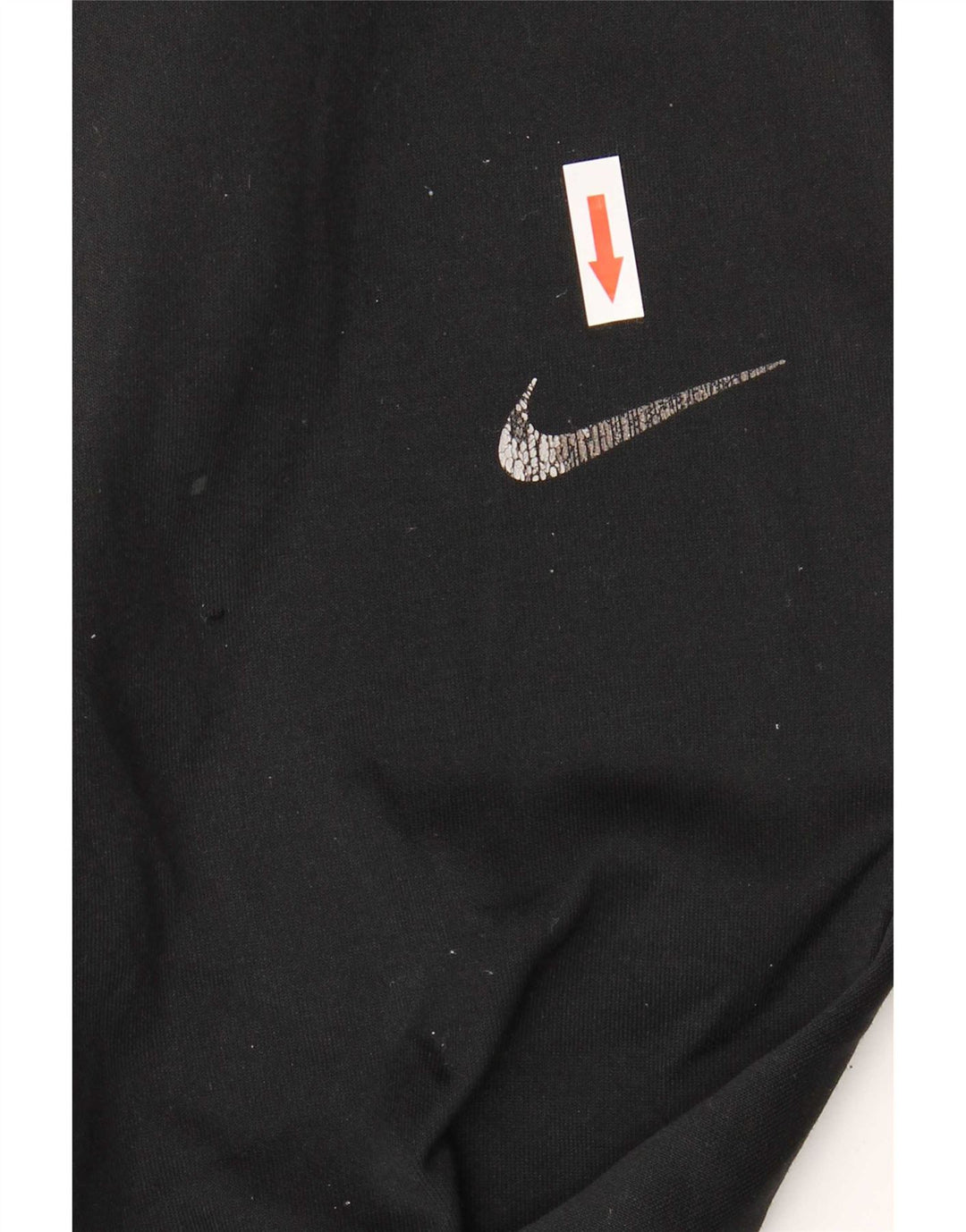 Calça de treino feminina Nike UK 14 grande poliéster preto