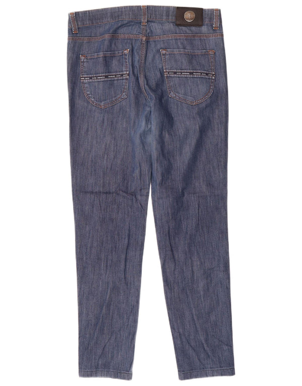 Trussardi Mens Slim Jeans W35 L30 Blue Cotton