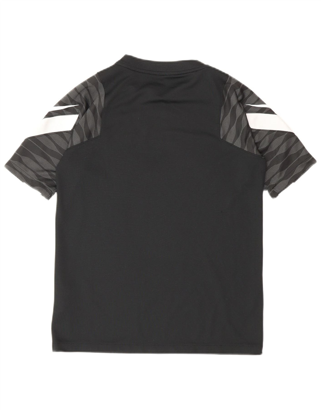 Camiseta Nike Boys Dri Fit Top 12-13 anos grande preto colorblock poliéster