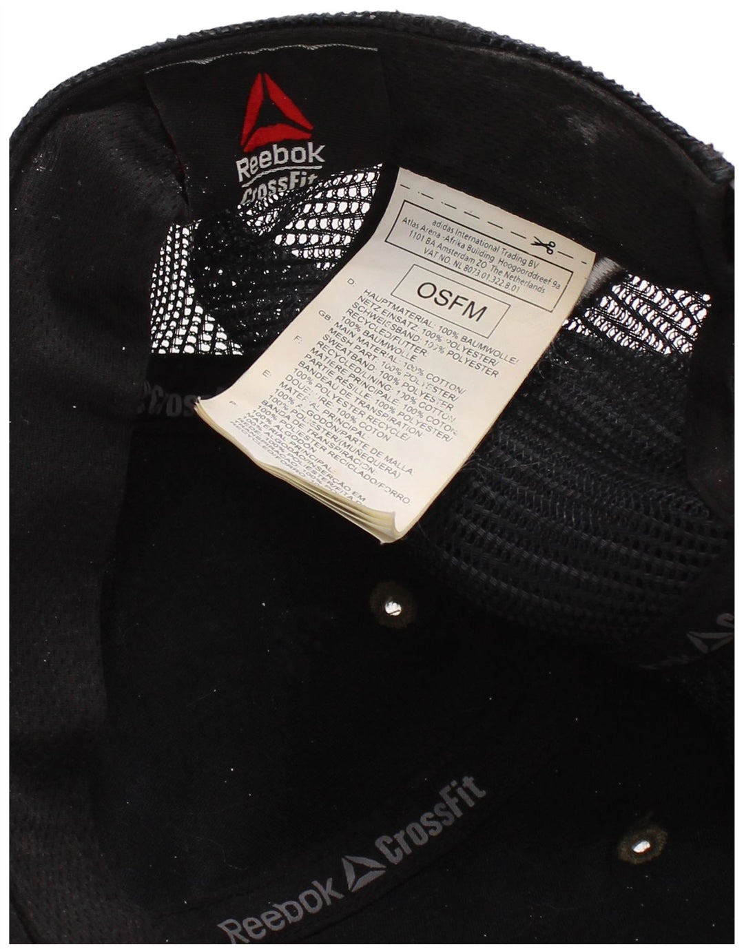 Boné Reebok masculino Graphic Trucker tamanho único cáqui colorblock algodão