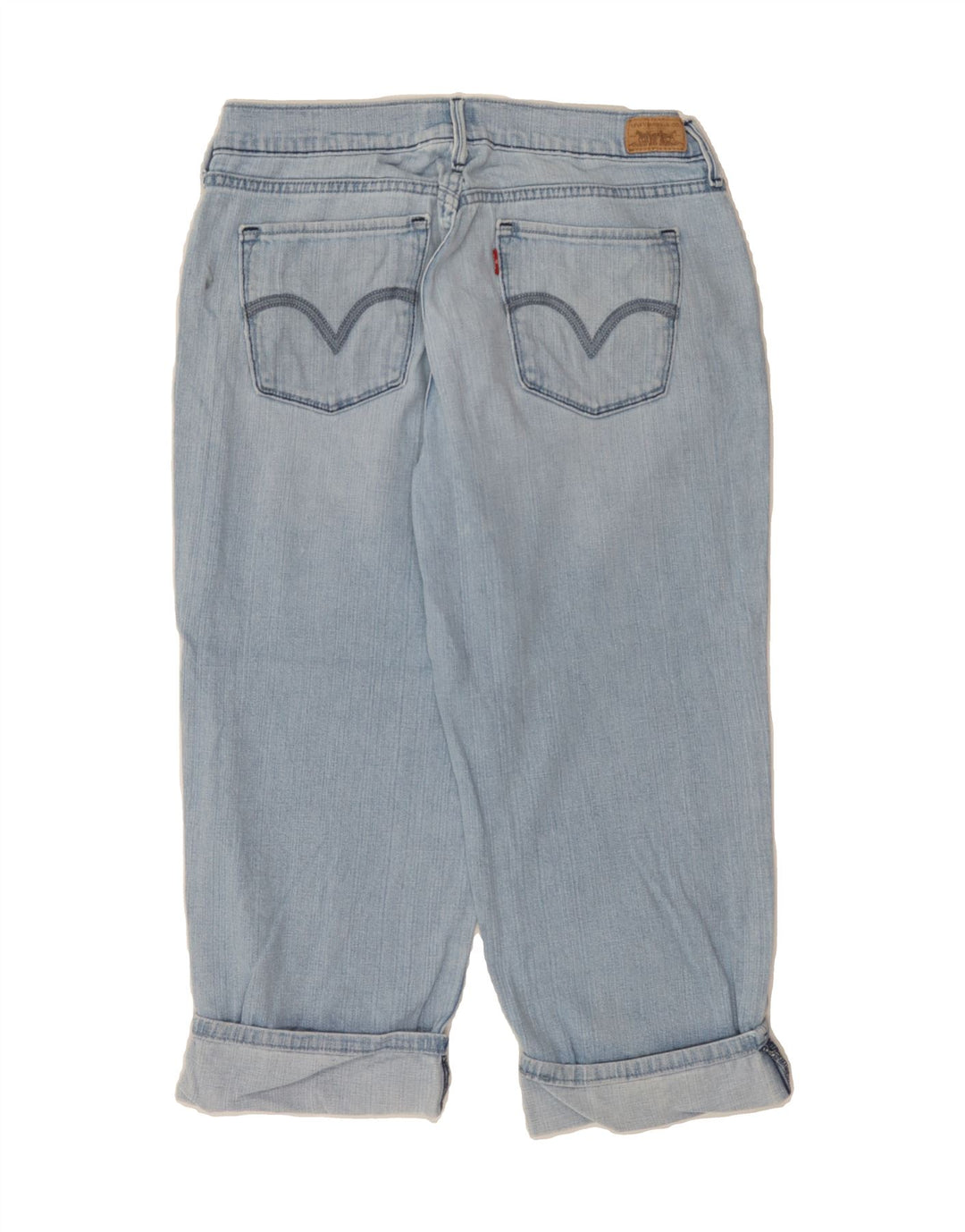 LEVI'S Womens Capri Jeans US 8 Medium W30 L20 Blue Cotton Vintage Levi's and Second-Hand Levi's from Messina Hembry 