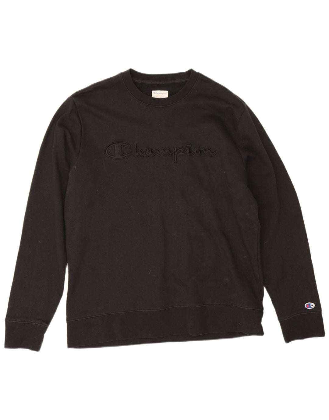 Champion moletom gráfico masculino jumper grande algodão preto
