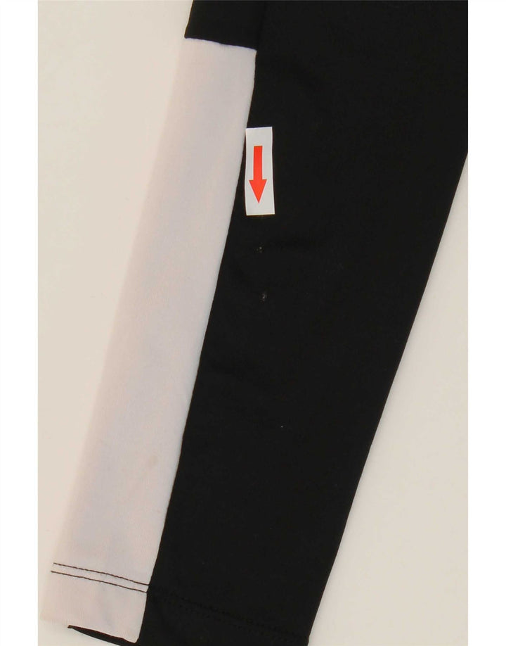Arena Womens Tracksuit Top Jacket UK 10 Small Black Colourblock Poliéster