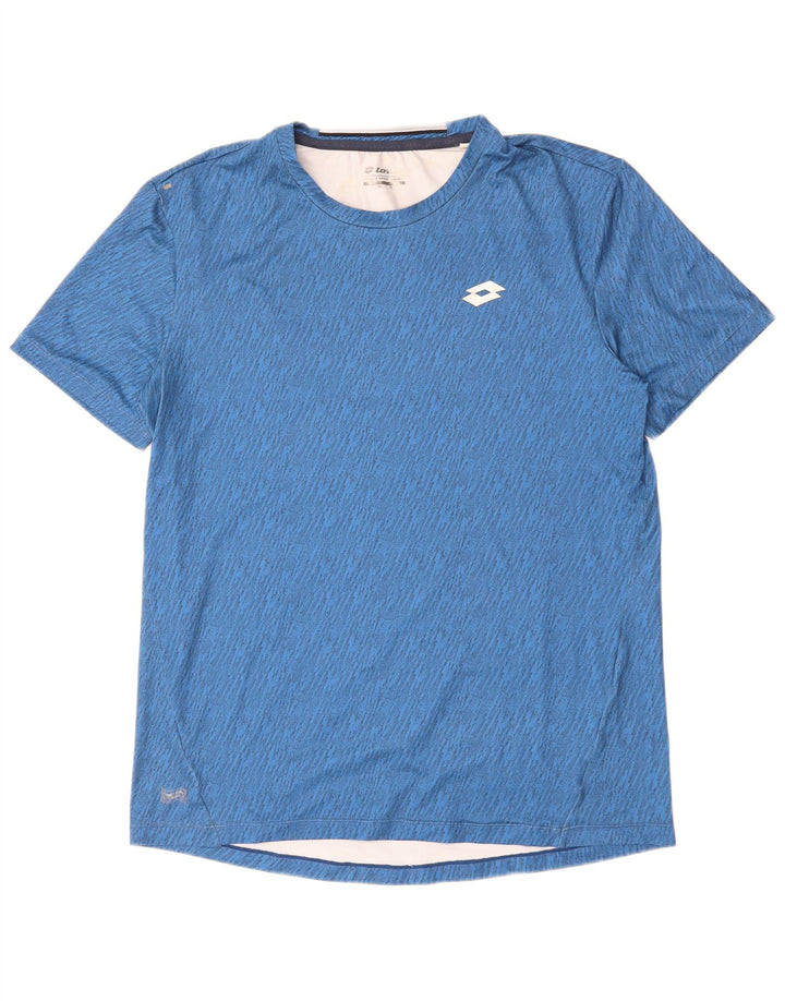 Camiseta masculina Lotto Top XL azul Houndstooth