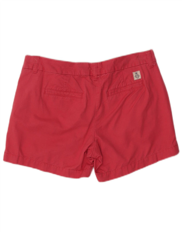Shorts Chino feminino TOMMY HILFIGER EUA 4 pequeno W30 algodão rosa