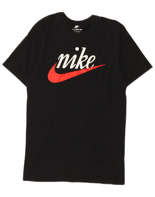 Camiseta Nike masculina gráfica Top XS algodão preto