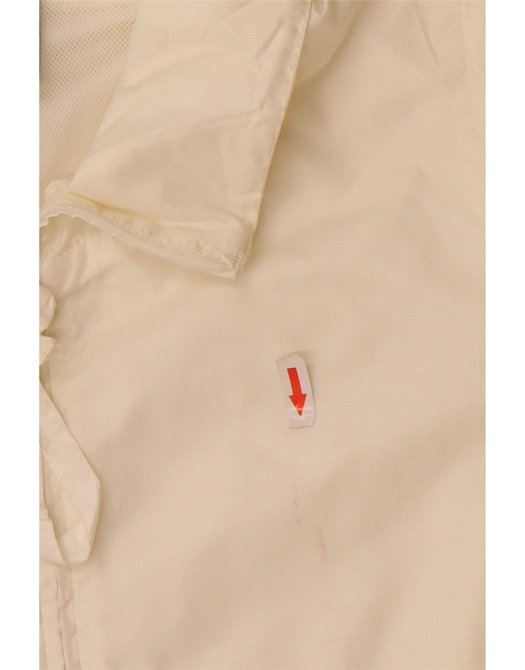 Nike Womens Tracksuit Top Jacket UK 14/16 Grande Branco Poliéster
