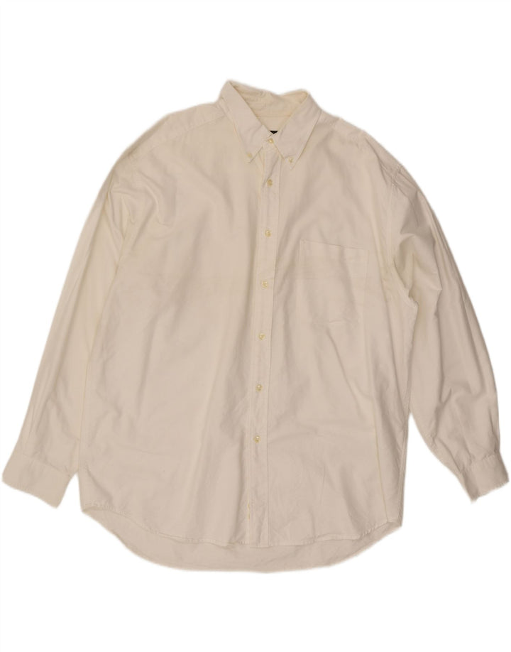 Camisa masculina EDDIE BAUER XL algodão branco